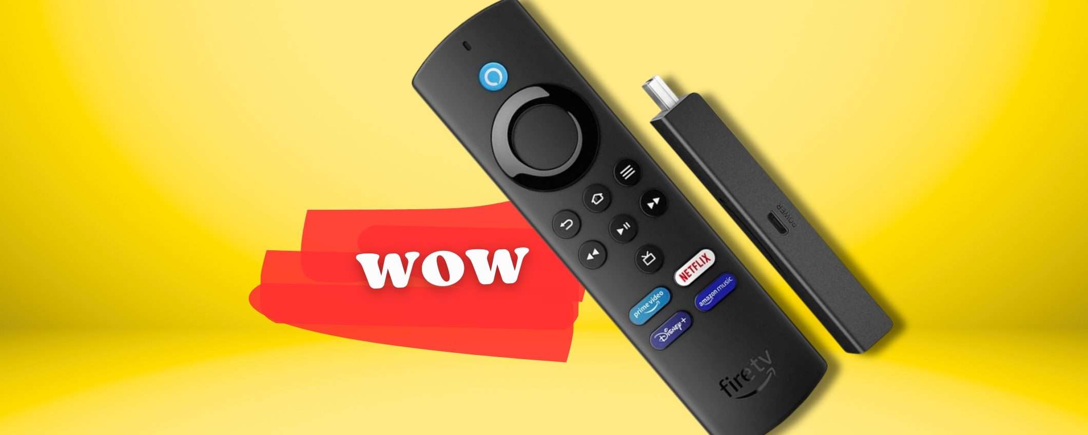 Fire TV stick LITE: tutto ciò che serve per uno streaming ILLIMITATO Fire TV stick LITE: tutto ciò che serve per uno streaming ILLIMITATO