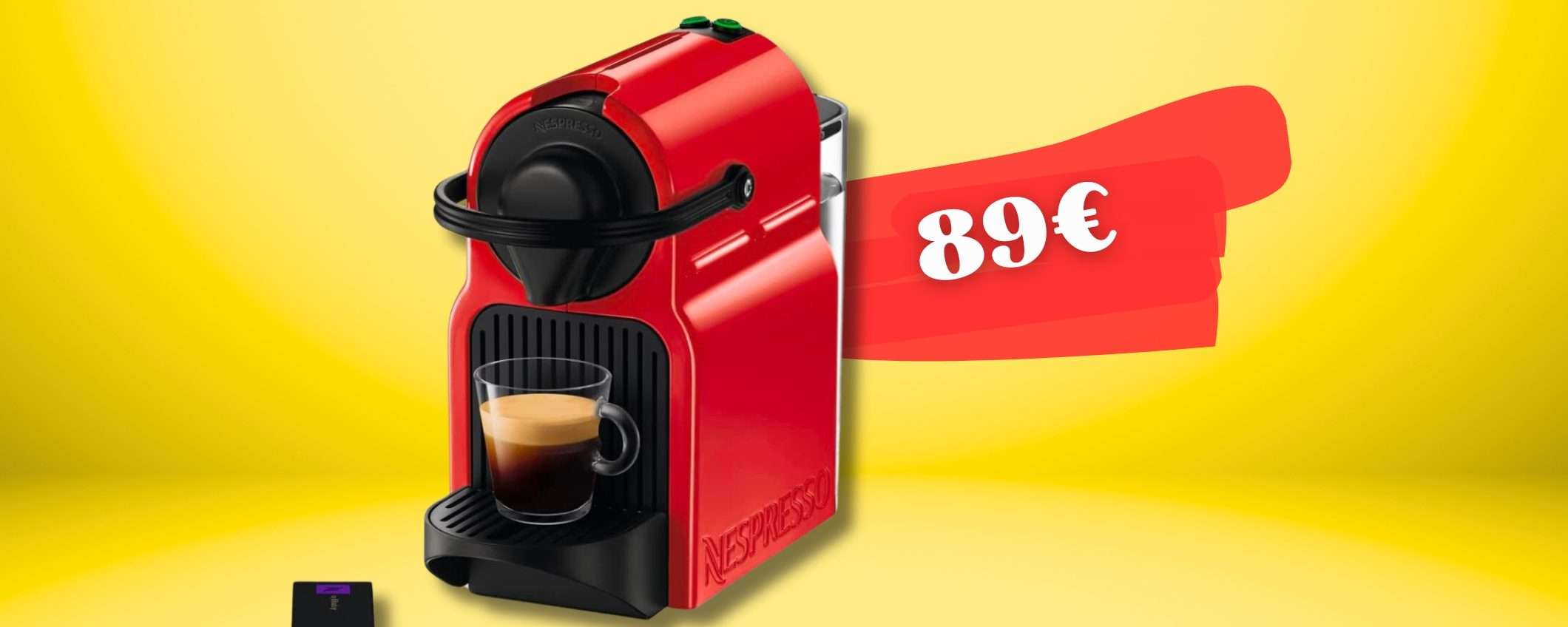 Nespresso Inissia: piccola ma PERFETTA per un caffè come al bar (sconto) Nespresso Inissia: piccola ma PERFETTA per un caffè come al bar (sconto)