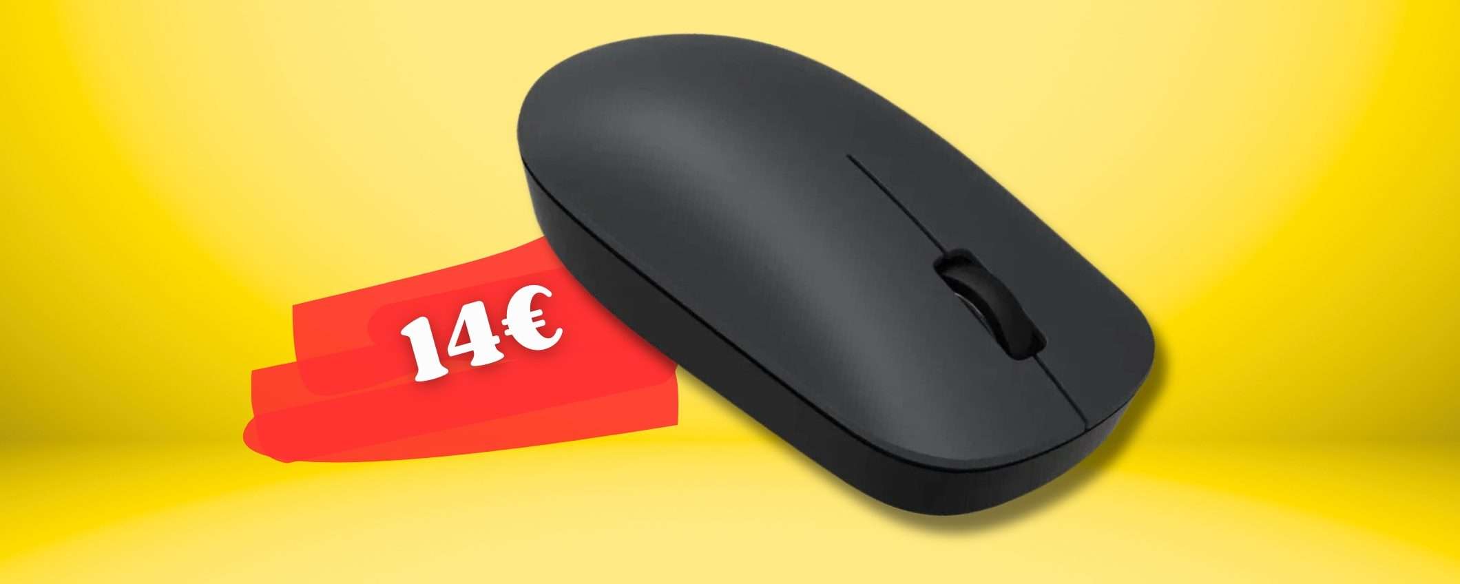 Mouse wireless XIAOMI, eccezionale nella sua SEMPLICITÀ: solo 14€