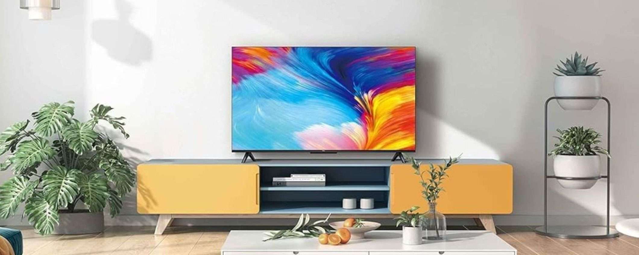 TV QLED da 55 pollici: su Amazon costa 399€, è un'OCCASIONE UNICA (anche a rate)