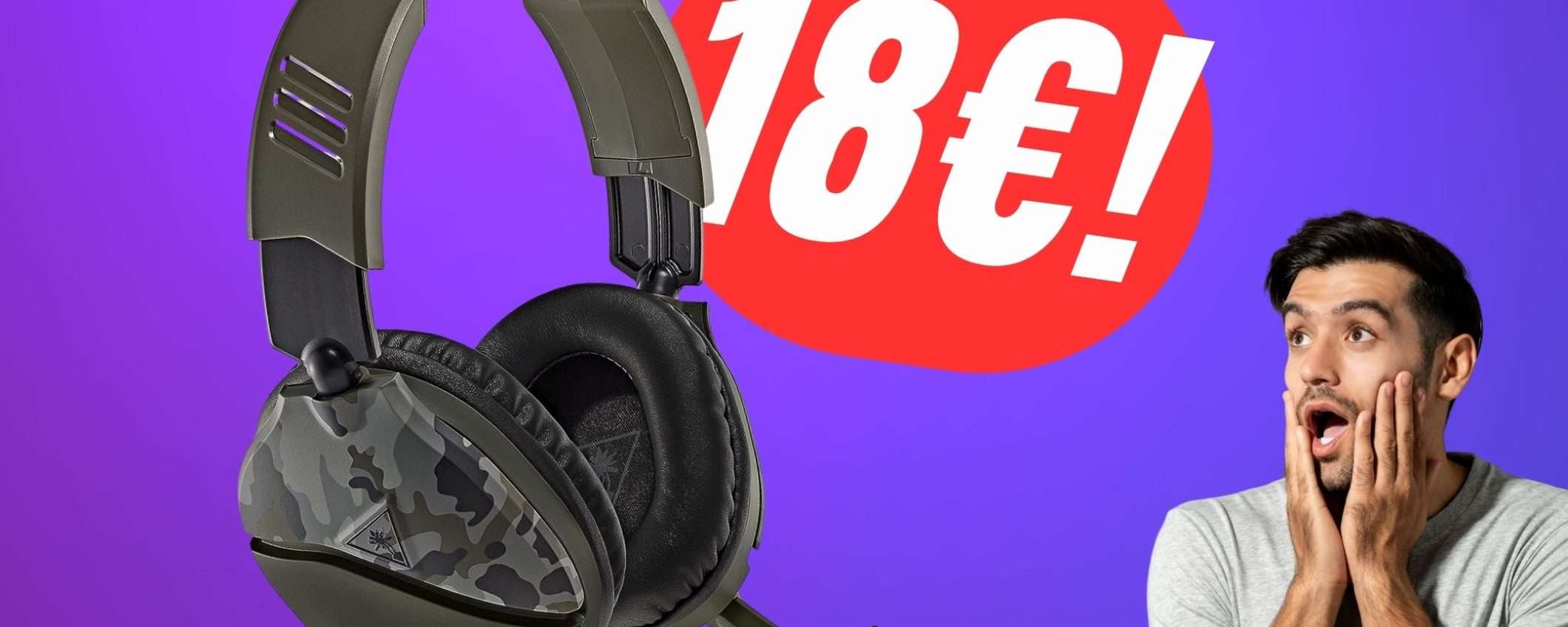 Le Cuffie da Gaming di Turtle Beach sono PERFETTE e costano 18€! Le Cuffie da Gaming di Turtle Beach sono PERFETTE e costano 18€!