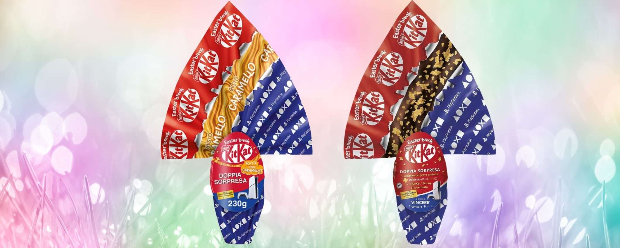 Arrivano le uova di pasqua PlayStation KitKat: e puoi vincere una PS5 Slim Arrivano le uova di pasqua PlayStation KitKat: e puoi vincere una PS5 Slim