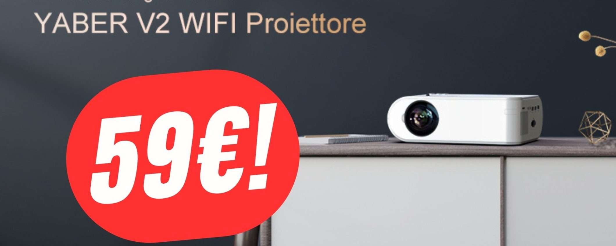 PREZZO FOLLE per il Proiettore Full HD: solo 59€ grazie al COUPON! FAI PRESTO PREZZO FOLLE per il Proiettore Full HD: solo 59€ grazie al COUPON! FAI PRESTO