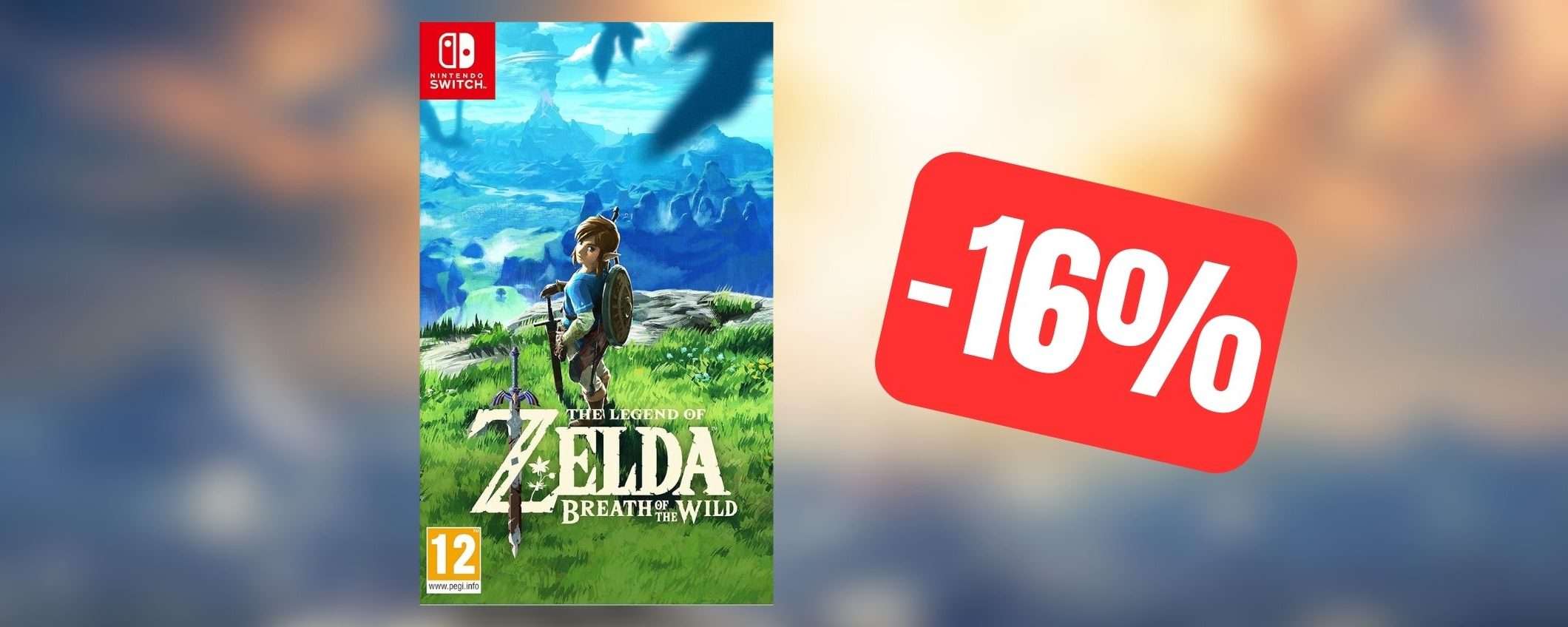 Uno SCONTO così per Zelda Breath of the Wild non si vedeva da tempo