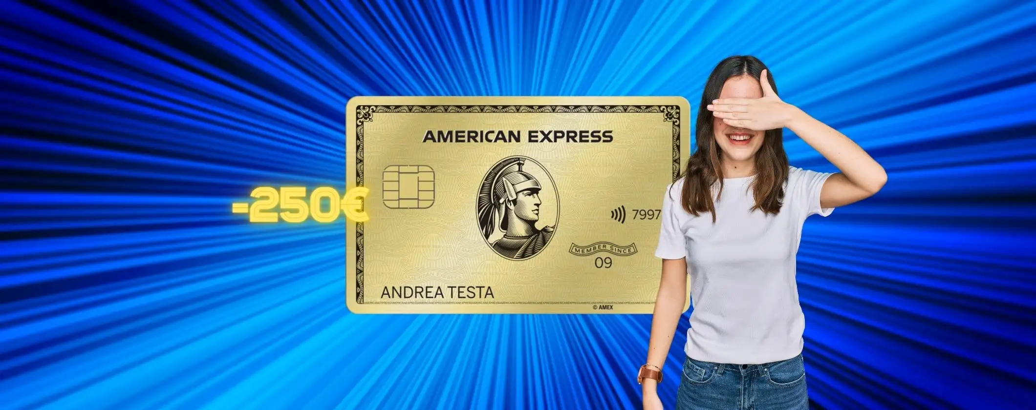 American Express Carta Oro: 250€ di SCONTO se la attivi OGGI