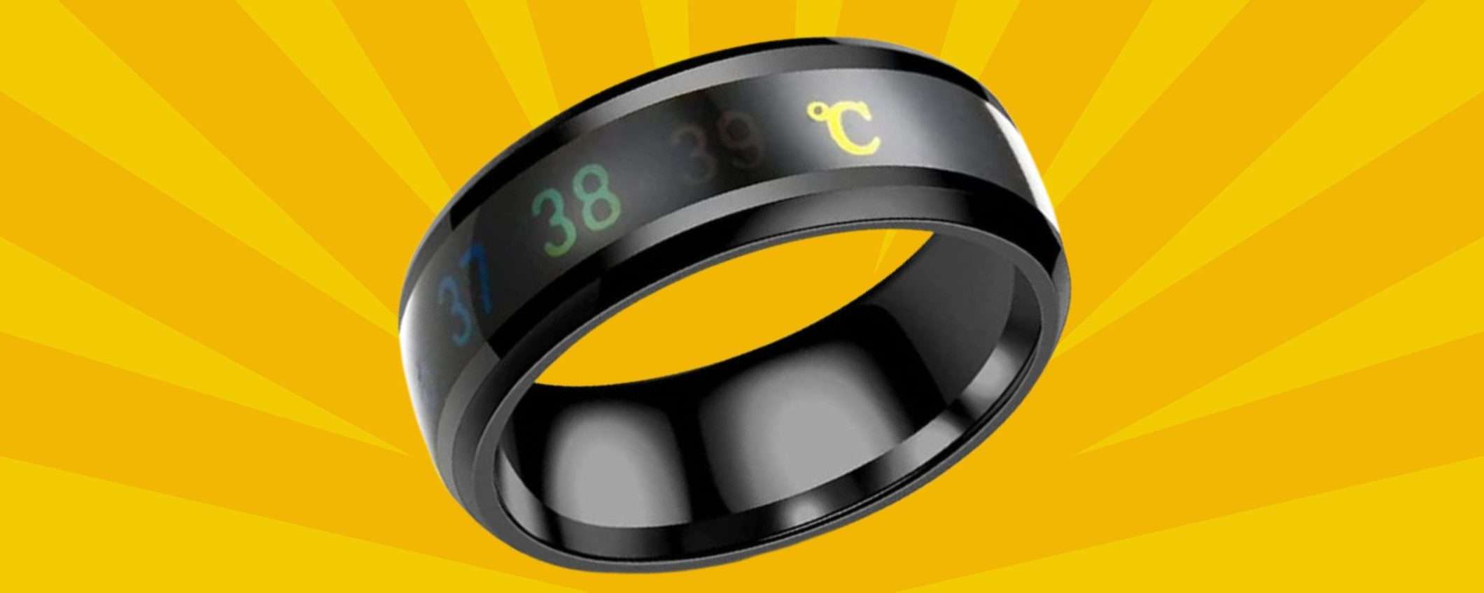 Anello SMART a 1,96€ su Amazon: GENIALATA che misura la temperatura Anello SMART a 1,96€ su Amazon: GENIALATA che misura la temperatura