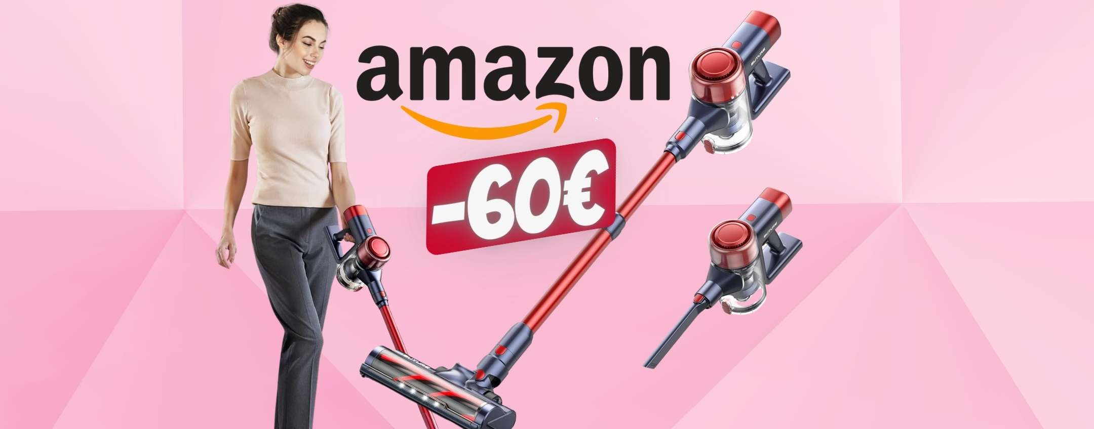 Aspirapolvere Verticale Senza Fili VacniQ N7 – 35kPa, 55 Min, HEPA, 6 In 1