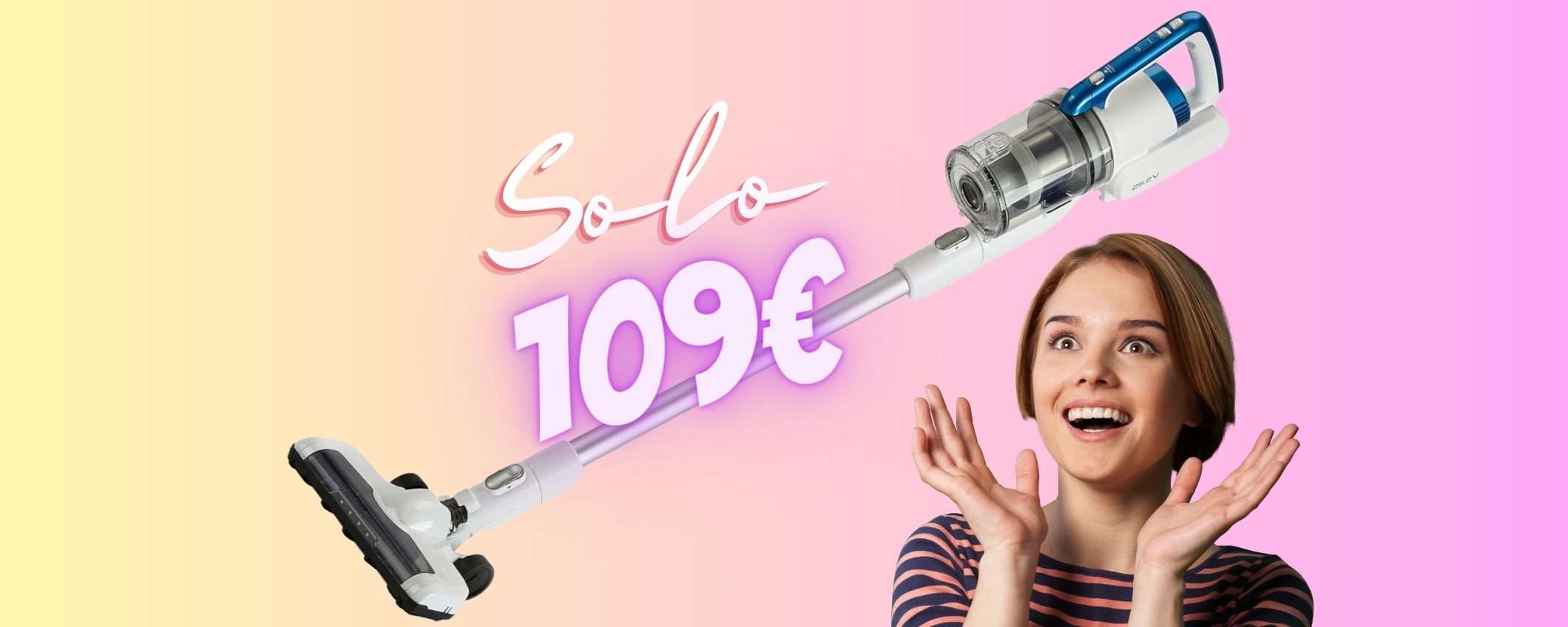 Aspirapolvere senza fili Amazon Basics a PREZZO RIDICOLO (-18%) Aspirapolvere senza fili Amazon Basics a PREZZO RIDICOLO (-18%)