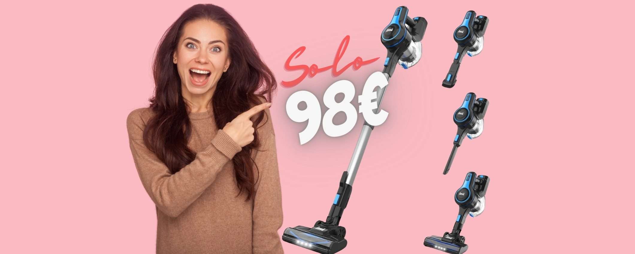 Aspirapolvere senza fili POTENTE a un PREZZO FOLLE, solo 98€ Aspirapolvere senza fili POTENTE a un PREZZO FOLLE, solo 98€