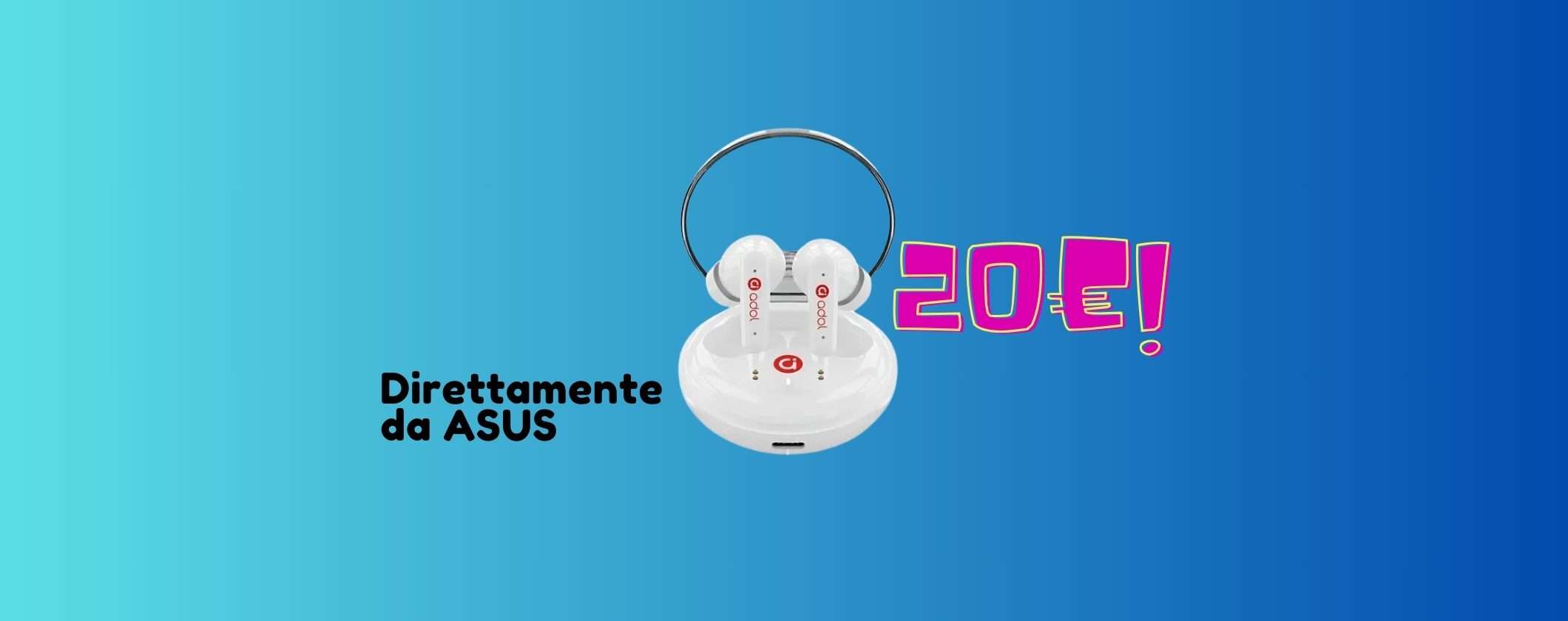 Auricolari ASUS Wireless a soli 20€ su TEMU Auricolari ASUS Wireless a soli 20€ su TEMU