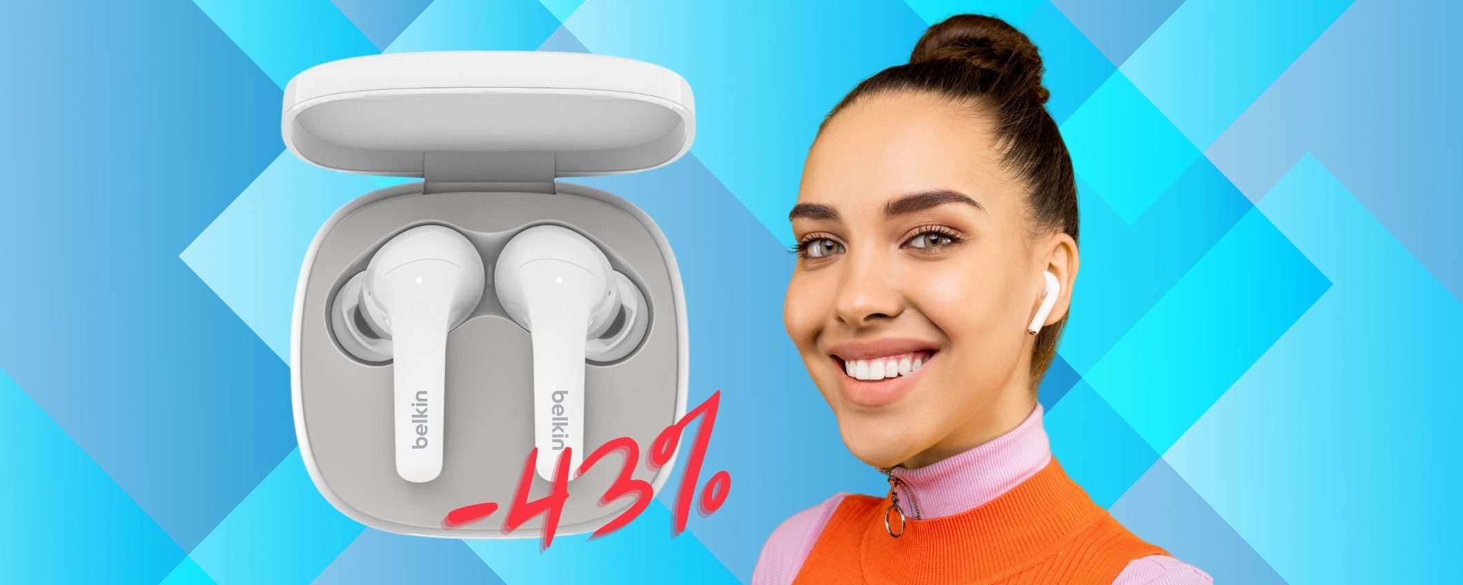 Auricolari wireless con cancellazione rumore: musica e chiamate top Auricolari wireless con cancellazione rumore: musica e chiamate top