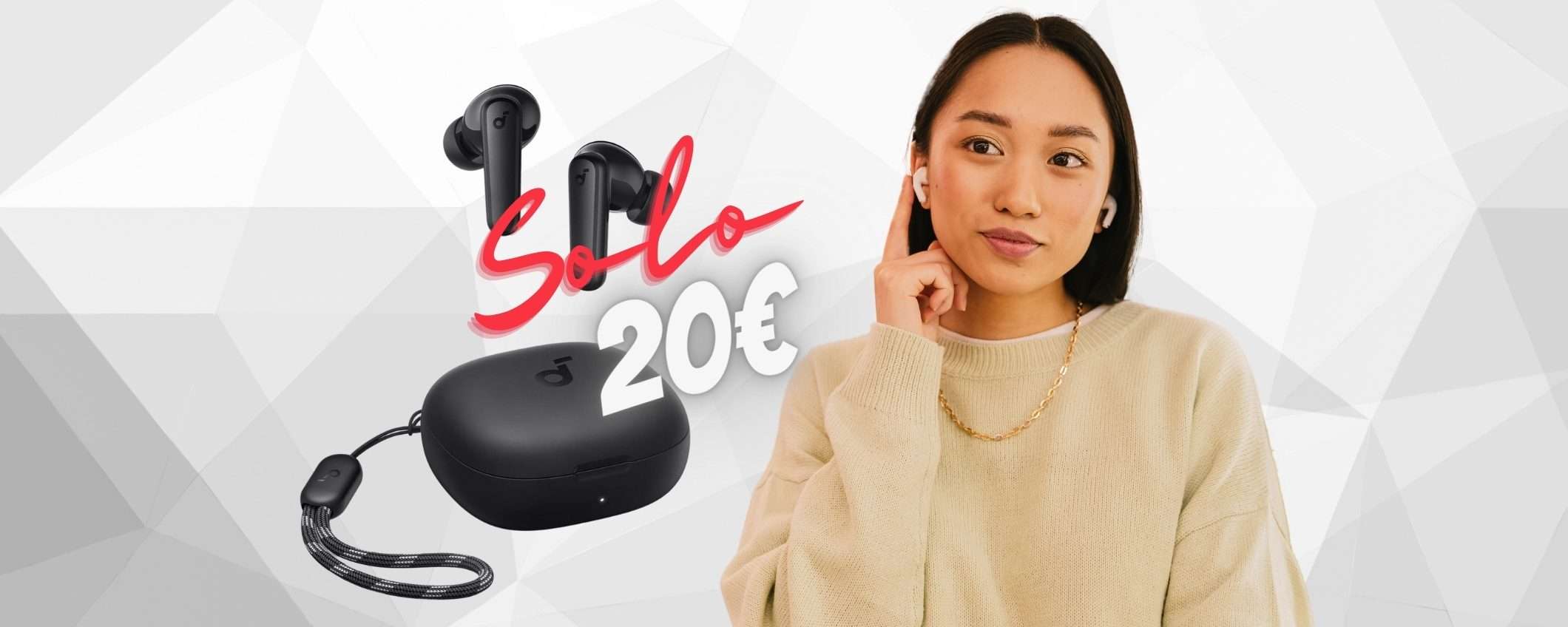 Auricolari wireless Soundcore P20i a 20€ con SCONTO + COUPON Auricolari wireless Soundcore P20i a 20€ con SCONTO + COUPON