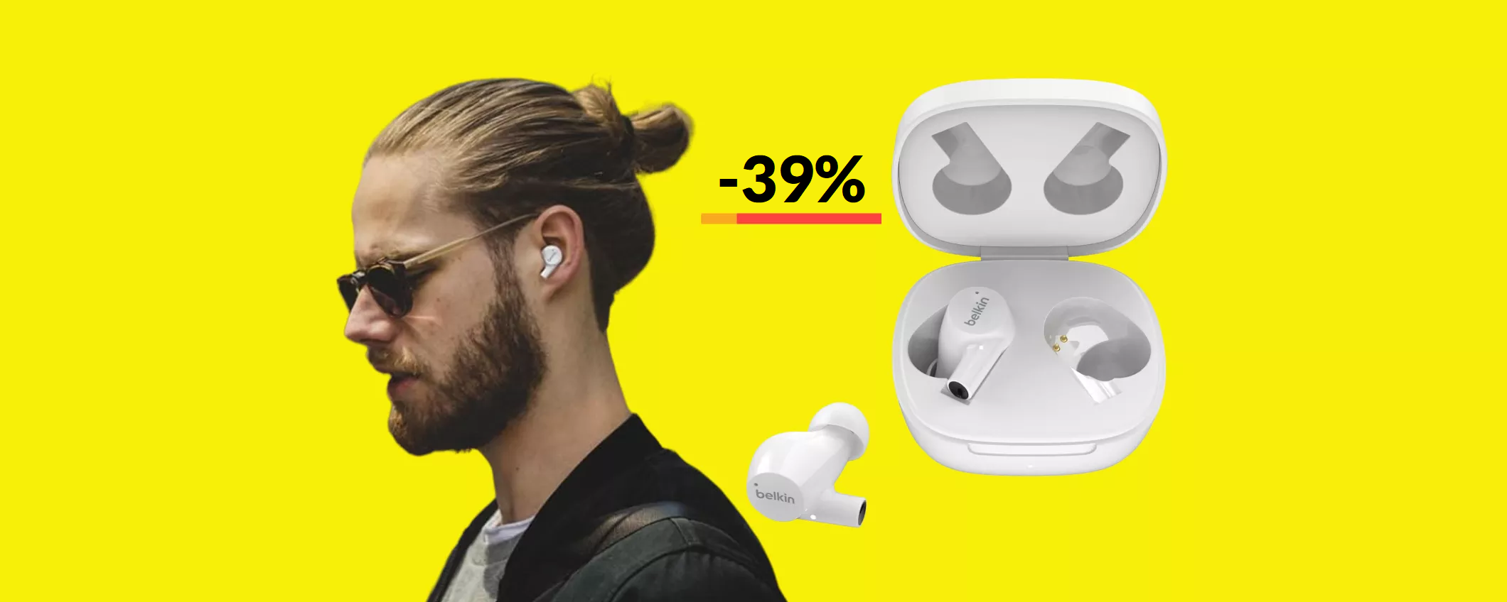 Auricolari Belkin PAZZESCHI: oltre 24h di musica e chiamate (43€) Auricolari Belkin PAZZESCHI: oltre 24h di musica e chiamate (43€)