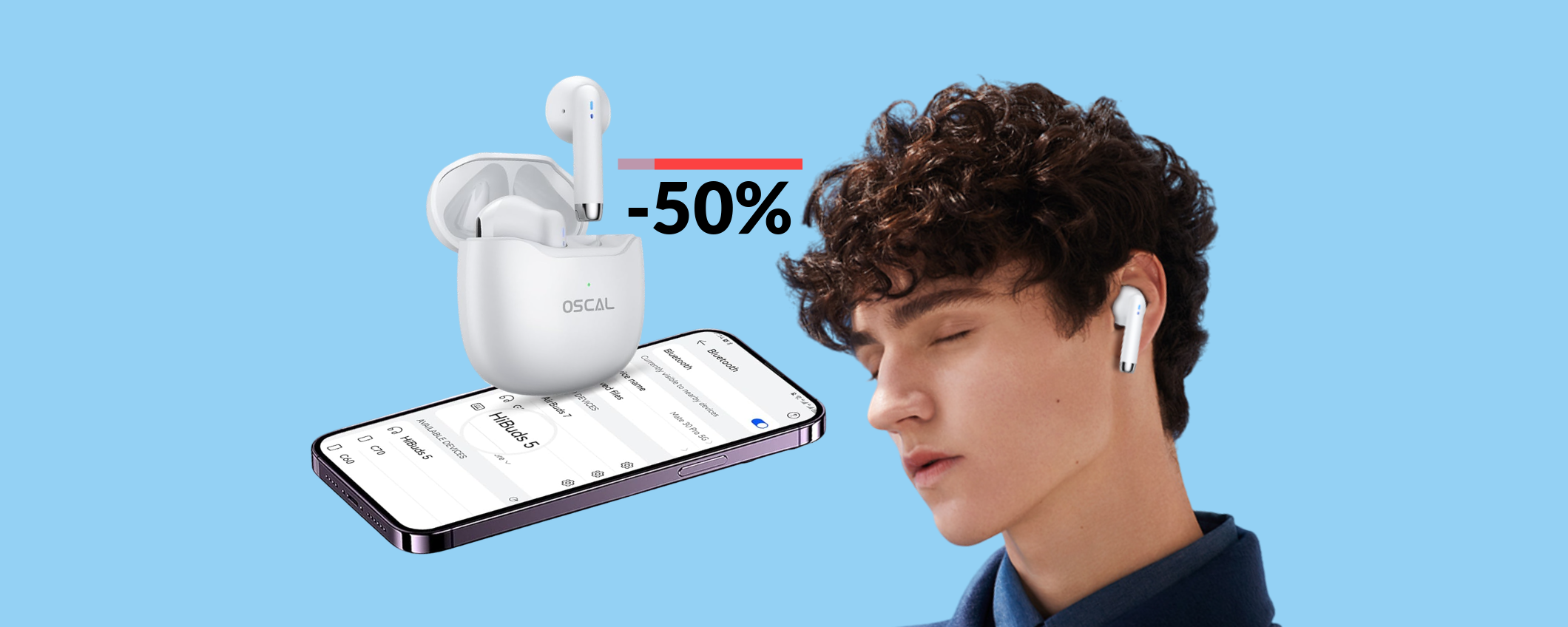Auricolari potentissimi con pulsanti touch: tuoi a METÀ prezzo (14€) Auricolari potentissimi con pulsanti touch: tuoi a METÀ prezzo (14€)