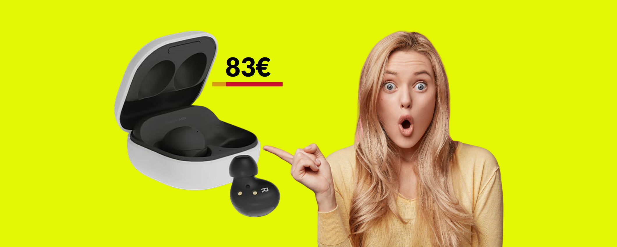 Samsung Galaxy Buds 2 oggi a soli 83€: l'OCCASIONE ti aspetta