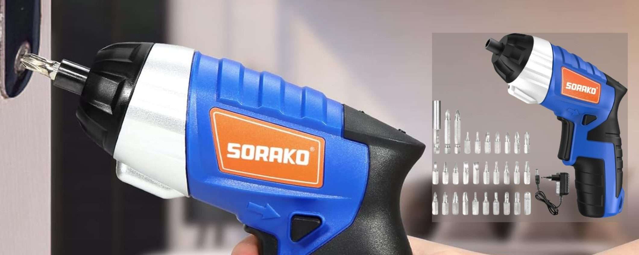 Avvitatore wireless con 30 accessori a 16€: promo STREPITOSA su Amazon