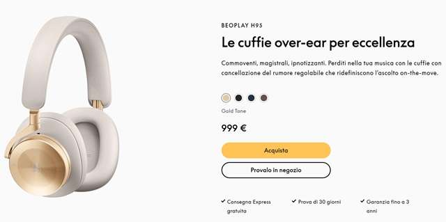 beoplay h95 999 euro