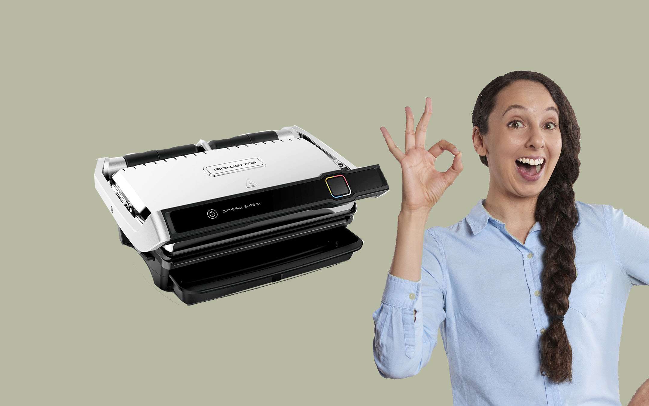 Griglia elettrica SuperGrill XL GR461B Griglie elettriche di Rowenta | Made In Cucina