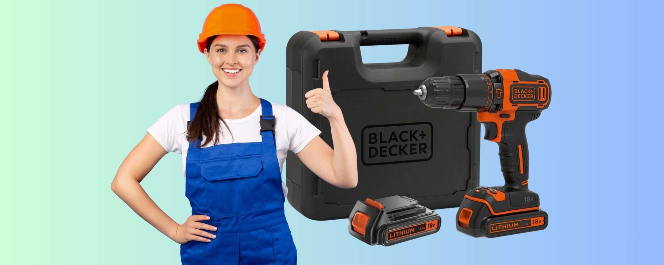 Black+Decker: epico Trapano Avvitatore a percussione in SCONTO su eBay Black+Decker: epico Trapano Avvitatore a percussione in SCONTO su eBay