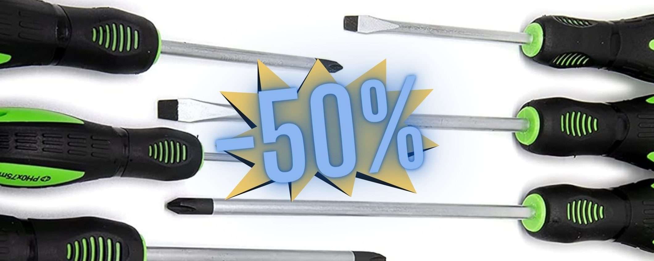 Cacciaviti PROFESSIONALI con sconto 50%: kit di 9 con custodia a 13,99€ Cacciaviti PROFESSIONALI con sconto 50%: kit di 9 con custodia a 13,99€