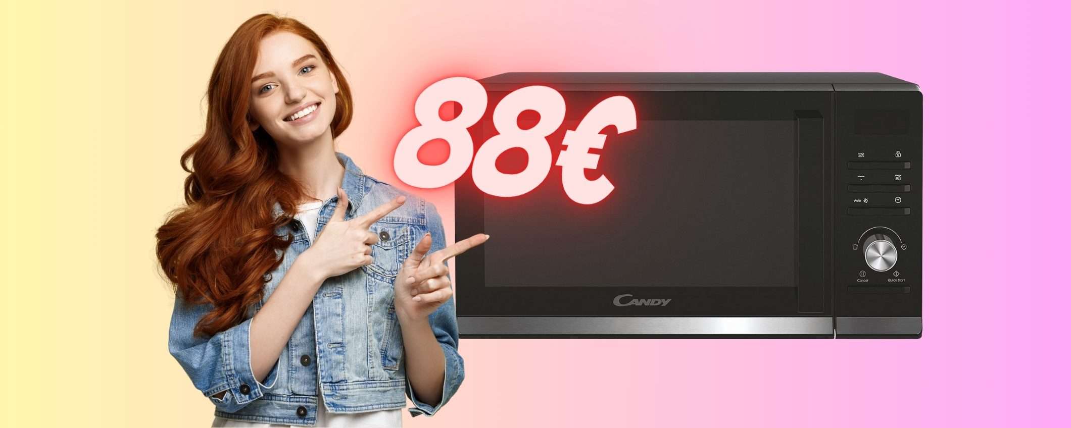 Candy Moderna: forno a microonde da 20L e 40 programmi tuo al 45% Candy Moderna: forno a microonde da 20L e 40 programmi tuo al 45%
