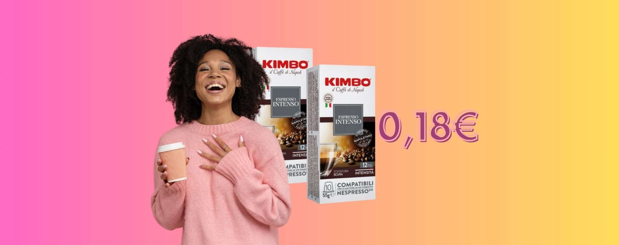 Capsule Caffè Kimbo per Nespresso a soli 18 centesimi su eBay