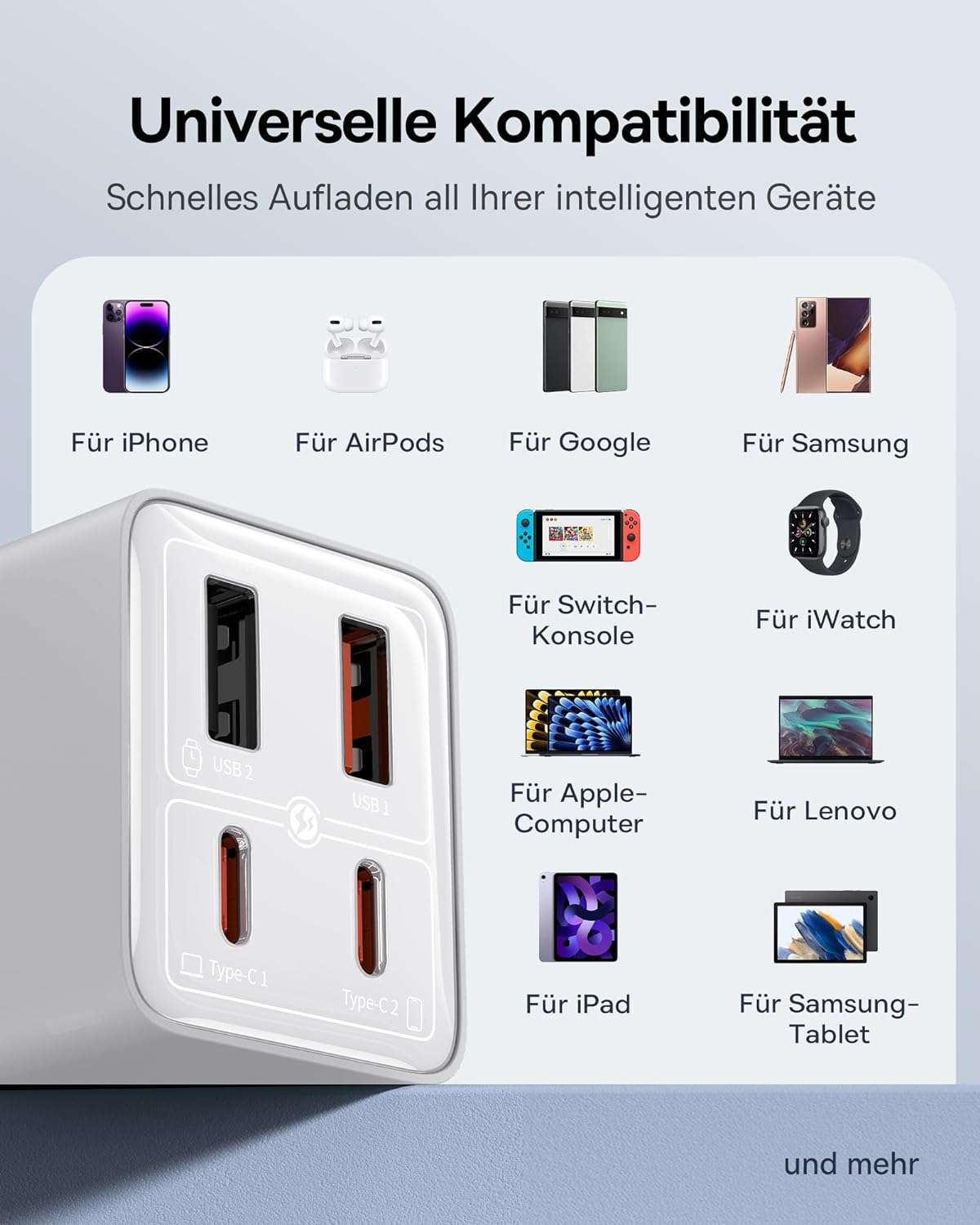 caricatore-usb-65w-4-porte-tuo-soli-23e-bomba-amazon-versatile
