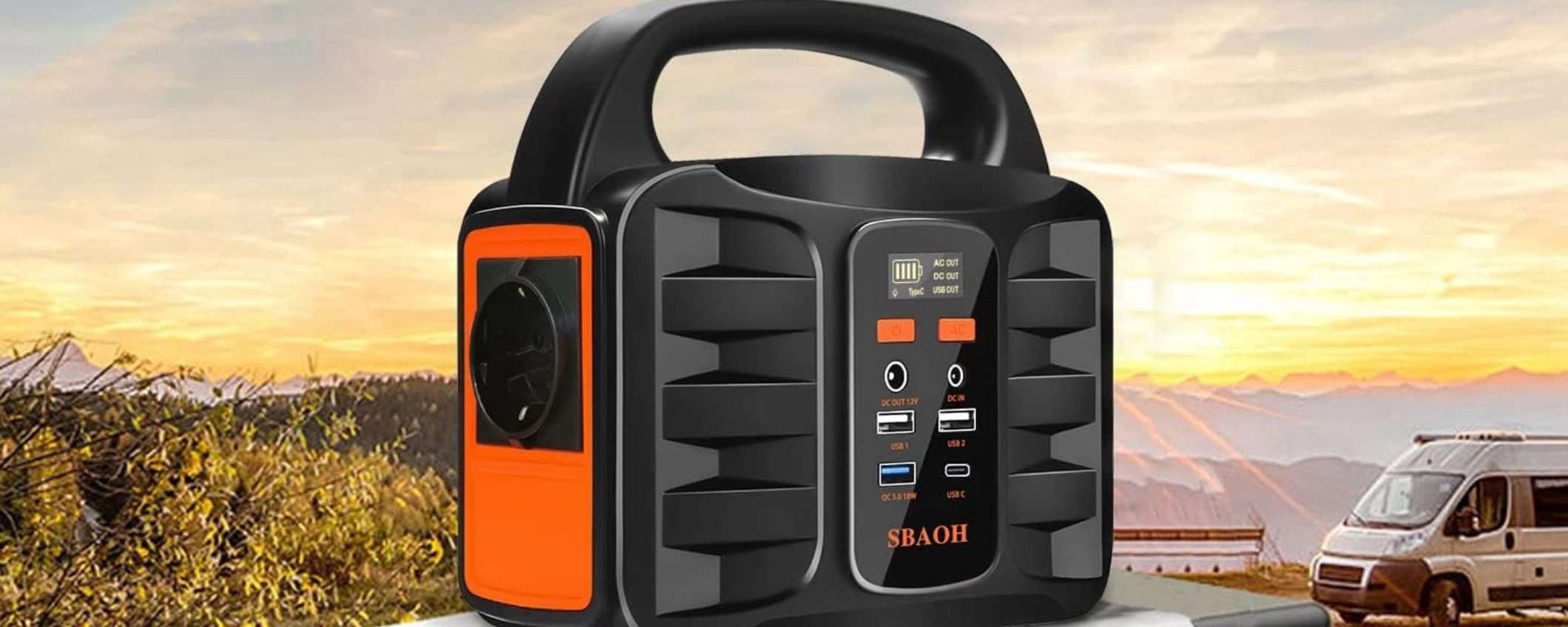 Centrale elettrica portatile a 69€ su Amazon in PROMO LAMPO: sconto 50% Centrale elettrica portatile a 69€ su Amazon in PROMO LAMPO: sconto 50%