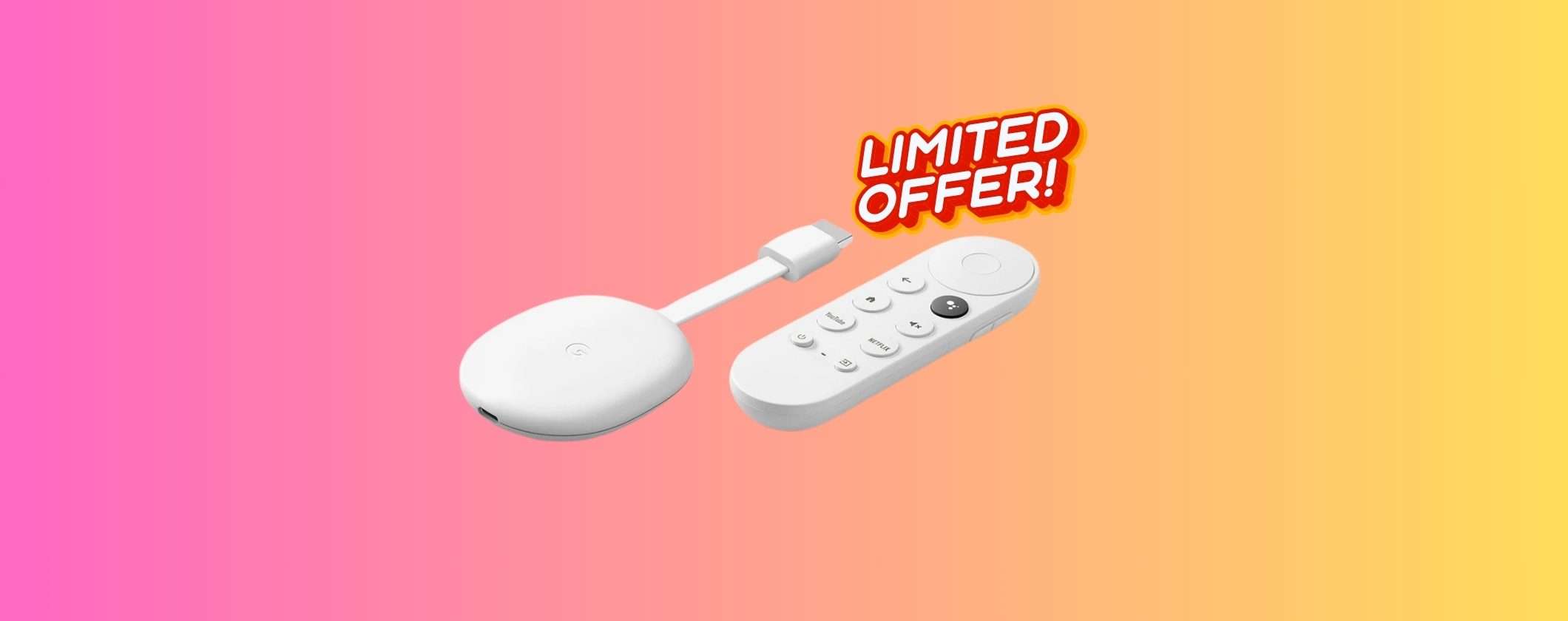 Chromecast con Google TV: grande intrattenimento, piccolo prezzo Chromecast con Google TV: grande intrattenimento, piccolo prezzo
