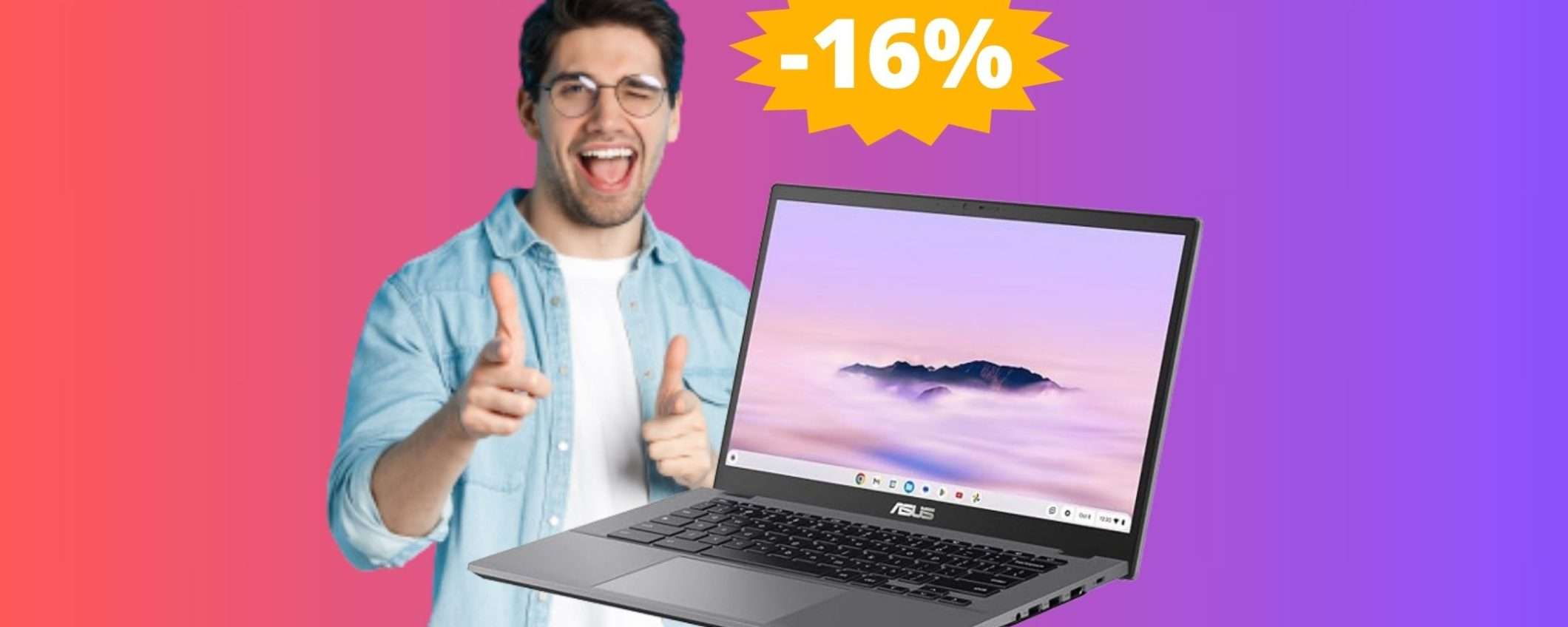 ASUS Chromebook Plus: IMBATTIBILE a questo prezzo (-16%) ASUS Chromebook Plus: IMBATTIBILE a questo prezzo (-16%)