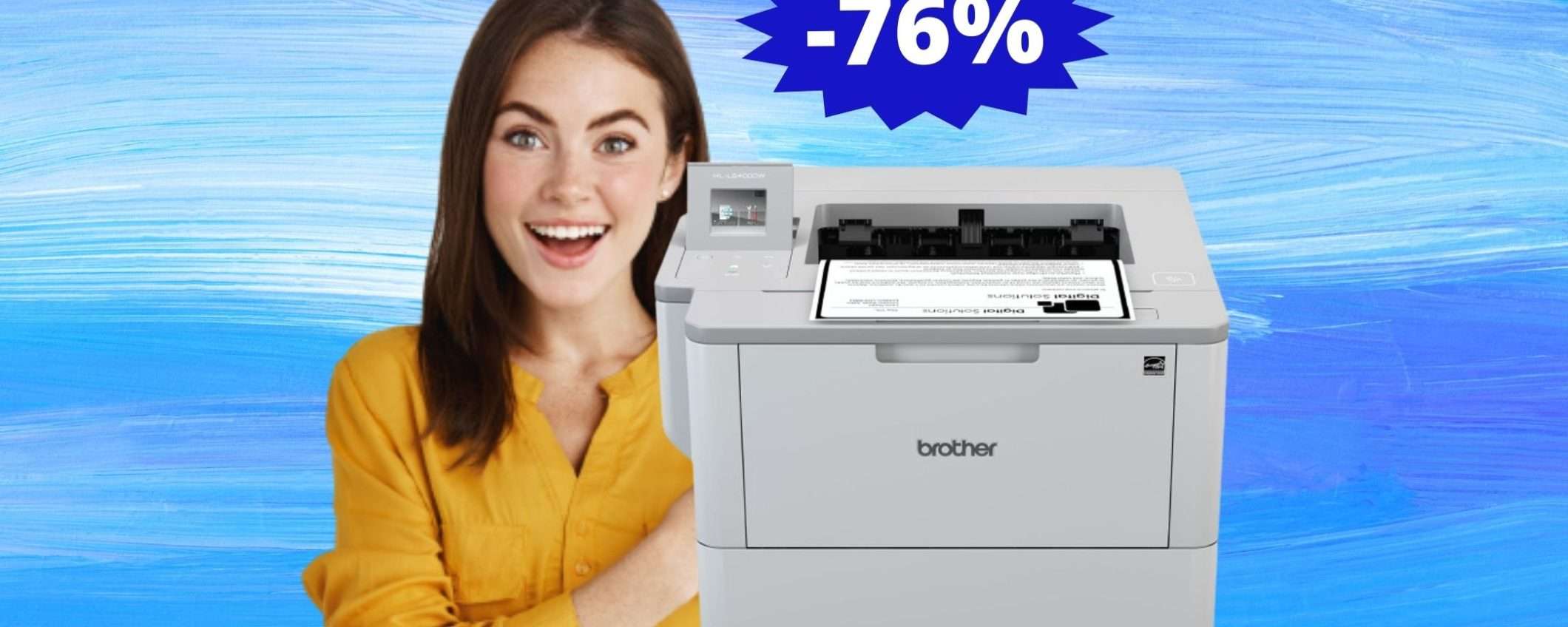 Brother HL-L6400DW ricondizionata: OCCASIONE unica per averla (-76%) Brother HL-L6400DW ricondizionata: OCCASIONE unica per averla (-76%)