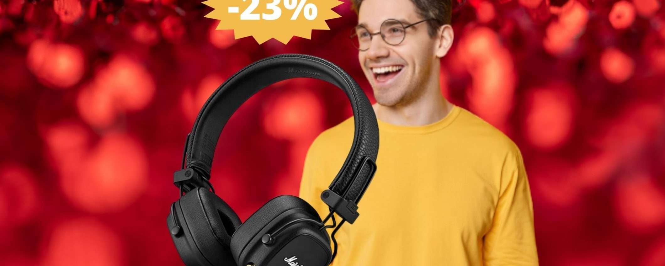 Cuffie Marshall Major IV: sconto FAVOLOSO del 23% Cuffie Marshall Major IV: sconto FAVOLOSO del 23%