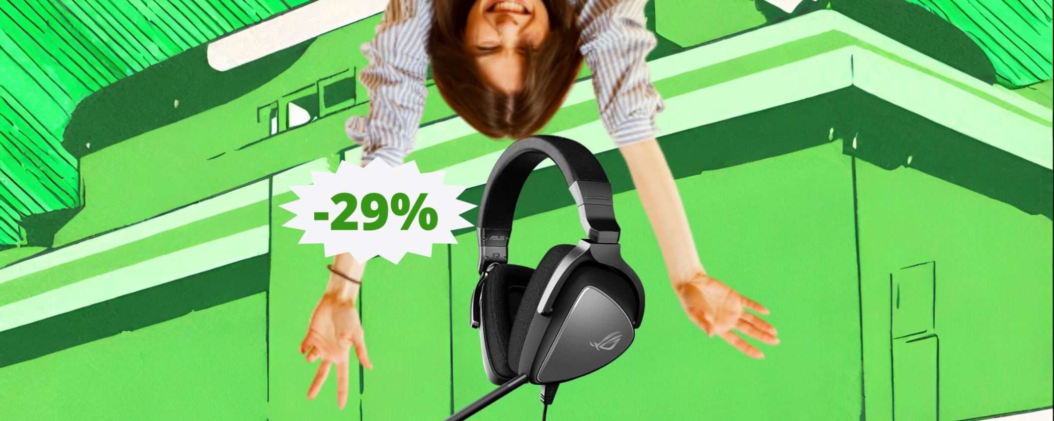Cuffie da gaming ASUS ROG: sconto IMBATTIBILE del 29% su Amazon Cuffie da gaming ASUS ROG: sconto IMBATTIBILE del 29% su Amazon