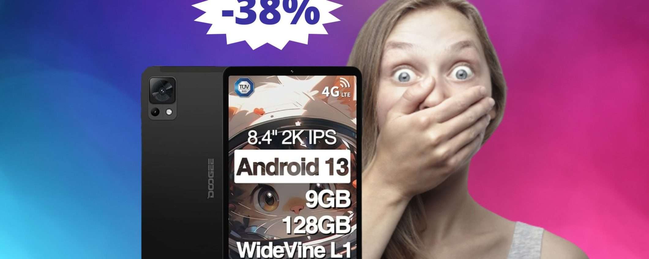 DOOGEE T20 Mini: il tablet indistruttibile (-38%) DOOGEE T20 Mini: il tablet indistruttibile (-38%)