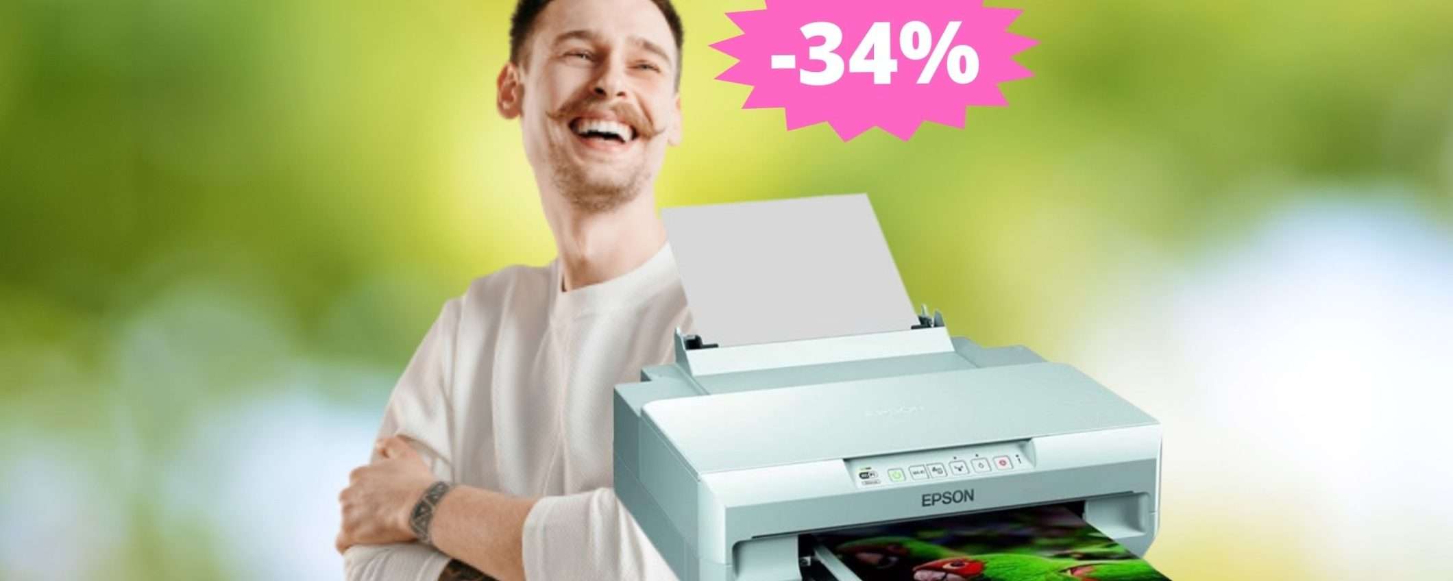 Epson Expression Photo XP-55: l'OCCASIONE che stavi cercando (-34%) Epson Expression Photo XP-55: l'OCCASIONE che stavi cercando (-34%)
