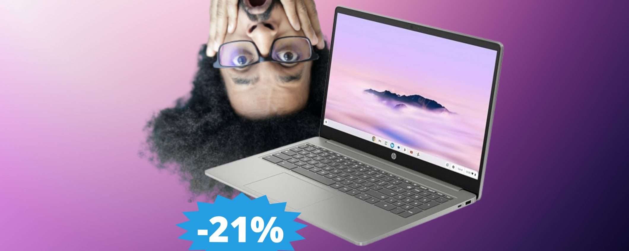 HP Chromebook Plus 15: le ULTIME scorte a disposizione (-21%) HP Chromebook Plus 15: le ULTIME scorte a disposizione (-21%)