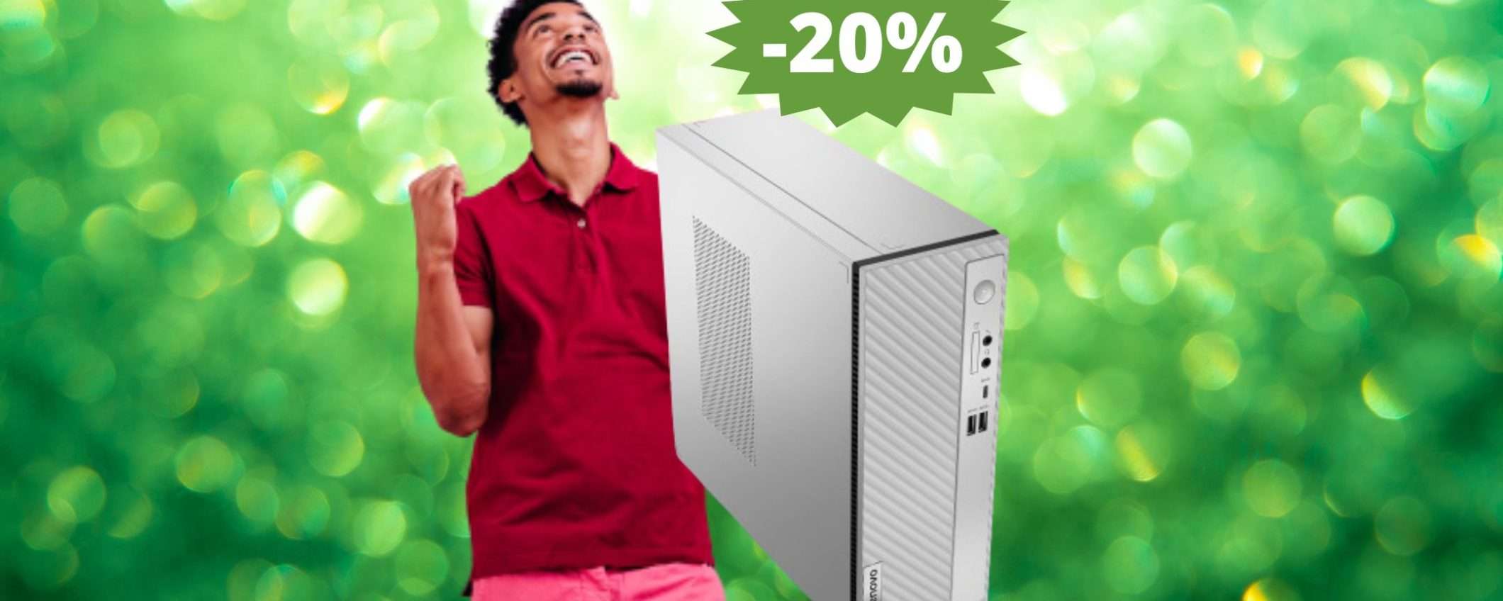 Lenovo IdeaCentre 3 Gen 7: sconto ESCLUSIVO Amazon del 20% Lenovo IdeaCentre 3 Gen 7: sconto ESCLUSIVO Amazon del 20%