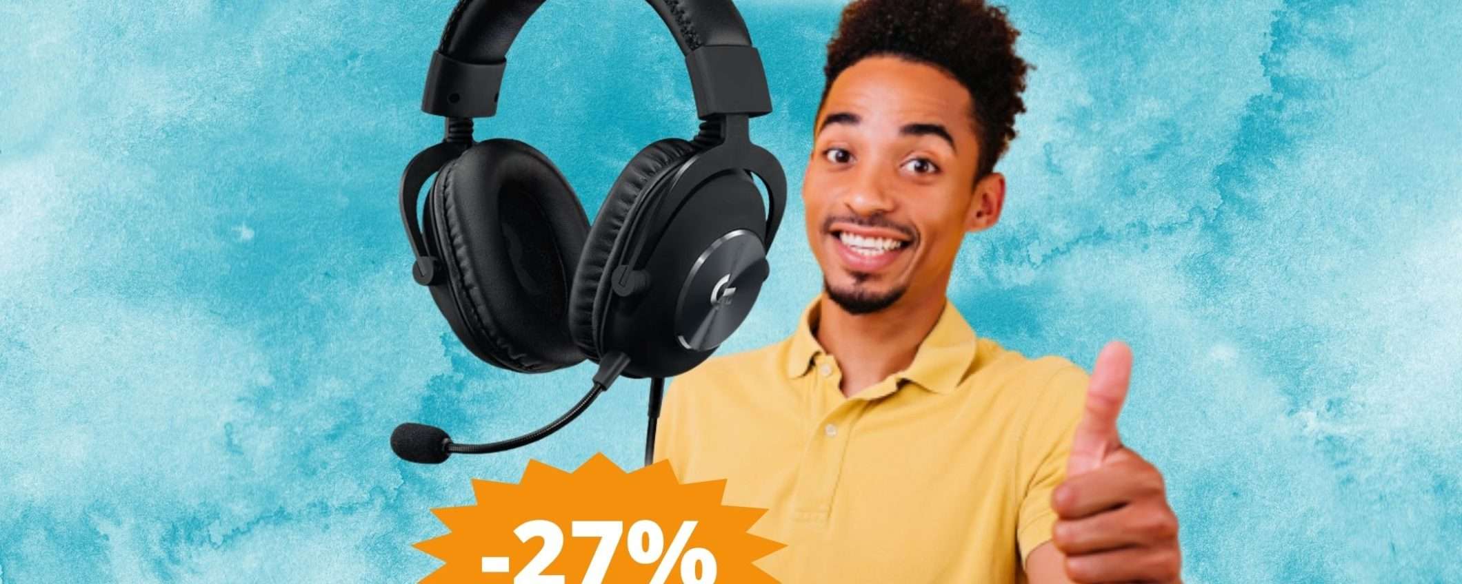 Cuffie Logitech G PRO X: sconto ESCLUSIVO su Amazon (-27%)