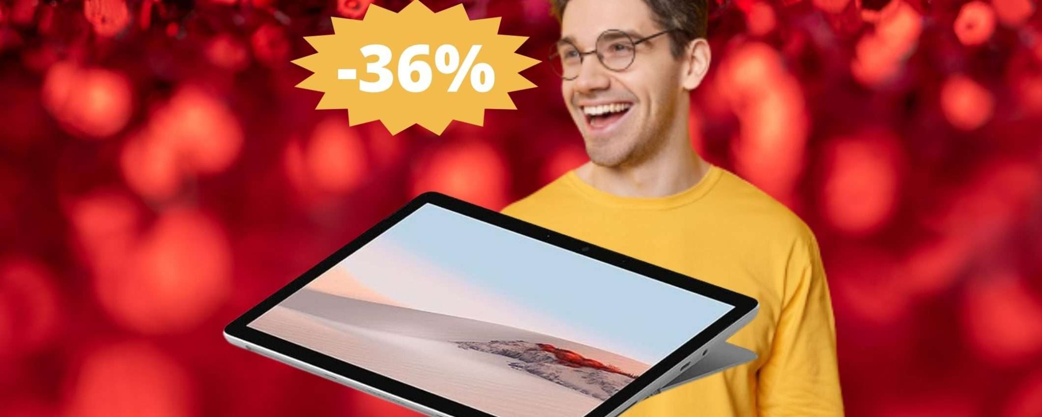 Microsoft Surface GO 2: MEGA sconto del 36% su Amazon