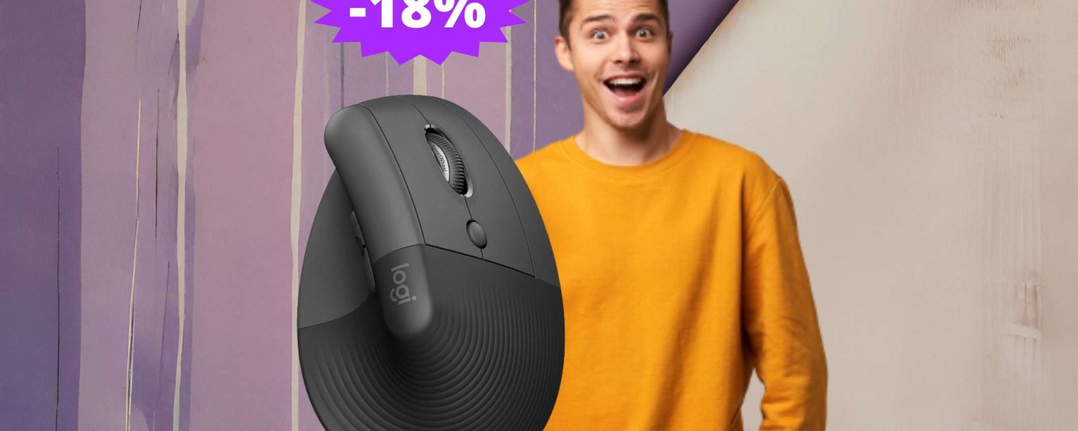 Mouse Logitech Lift: elegante, affidabile e in SUPER sconto Mouse Logitech Lift: elegante, affidabile e in SUPER sconto