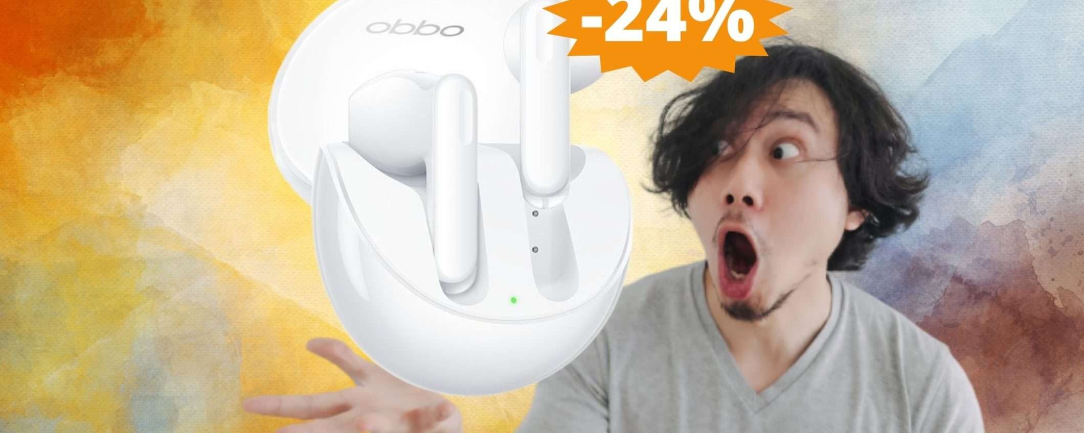 OPPO Enco Air3: sconto IMBATTIBILE del 24% OPPO Enco Air3: sconto IMBATTIBILE del 24%