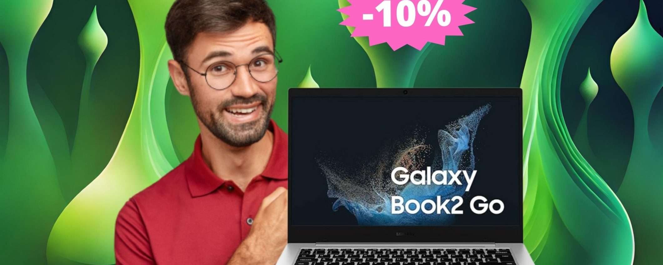 Samsung Galaxy Book2 Go: l'offerta che non puoi perdere (-10%)