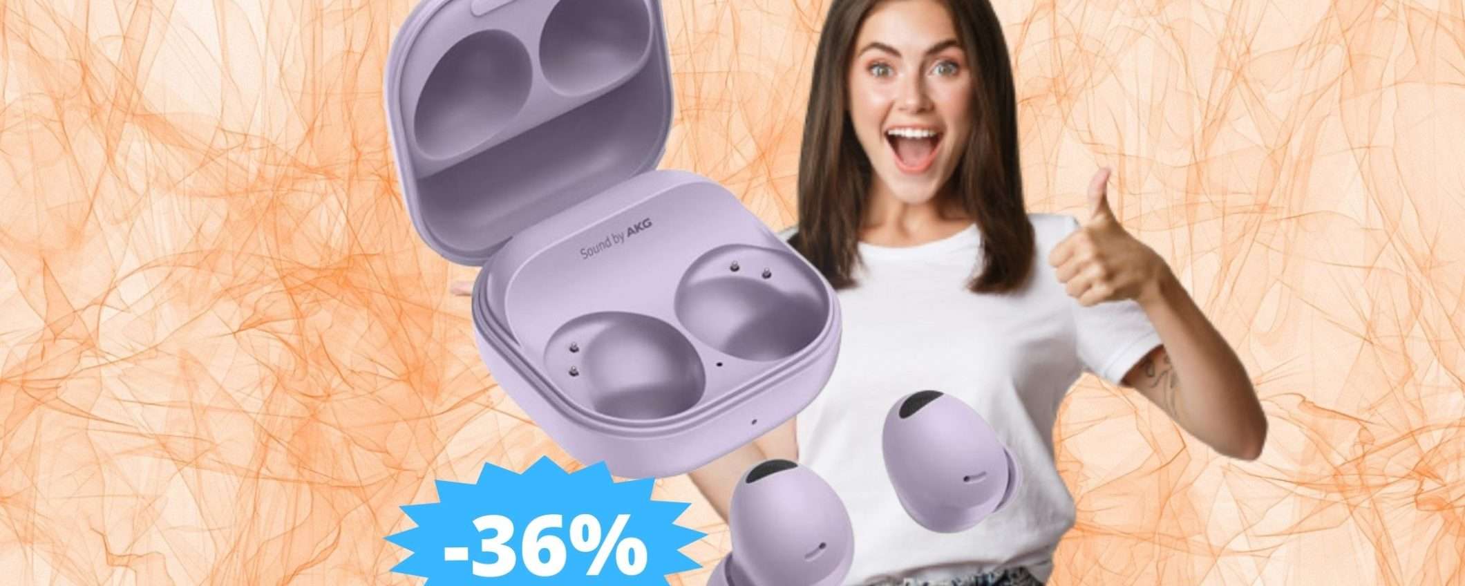 Samsung Galaxy Buds2 Pro: prezzo RIDICOLO su Amazon (-36%) Samsung Galaxy Buds2 Pro: prezzo RIDICOLO su Amazon (-36%)