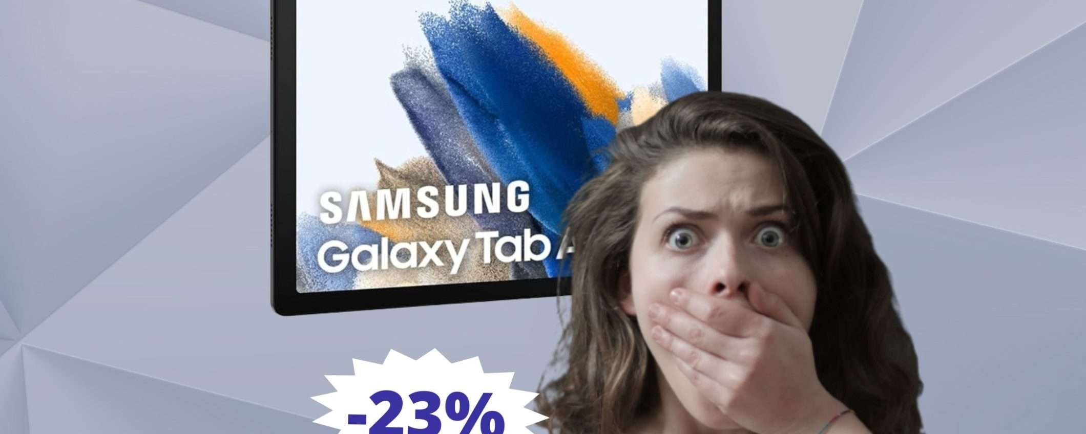 Samsung Galaxy Tab A8: SUPER sconto del 23% Samsung Galaxy Tab A8: SUPER sconto del 23%