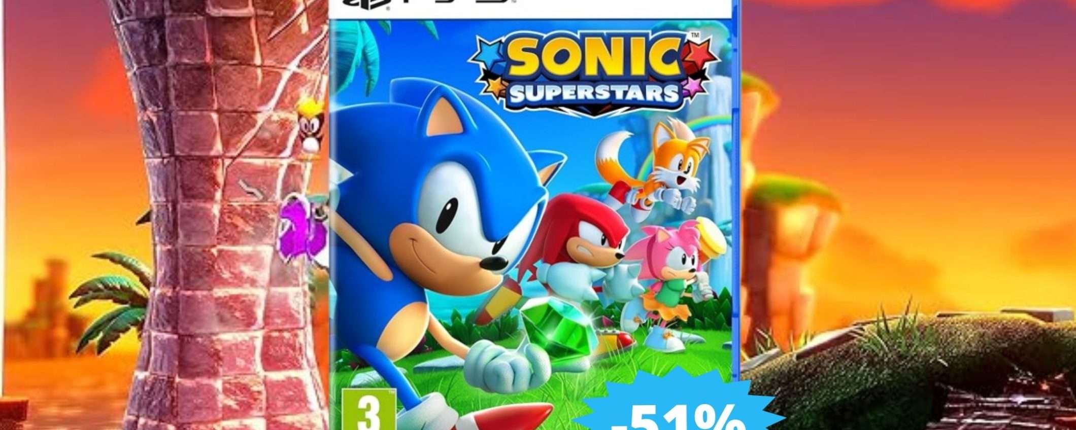 Sonic Superstars per PS5: un'avventura ad alta velocità (-51%) Sonic Superstars per PS5: un'avventura ad alta velocità (-51%)