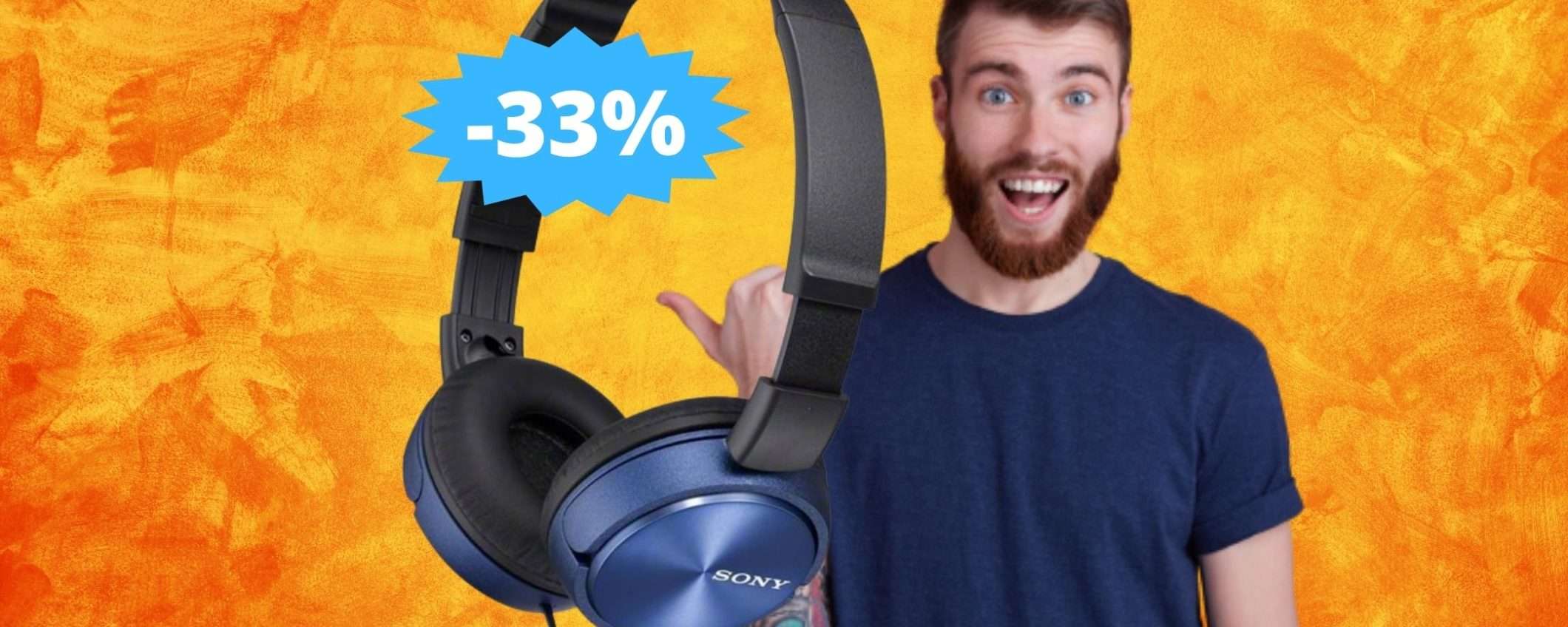 Sony MDR-ZX310: MEGA sconto del 33% su Amazon Sony MDR-ZX310: MEGA sconto del 33% su Amazon