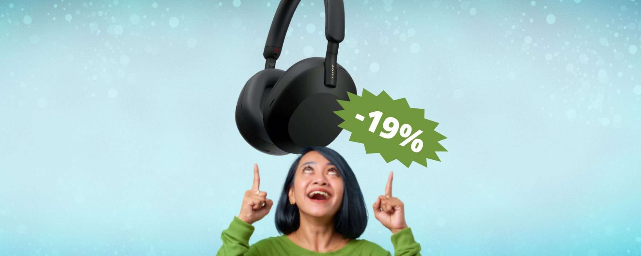 Sony WH-1000XM5: suono PREMIUM in MEGA sconto (-19%) Sony WH-1000XM5: suono PREMIUM in MEGA sconto (-19%)