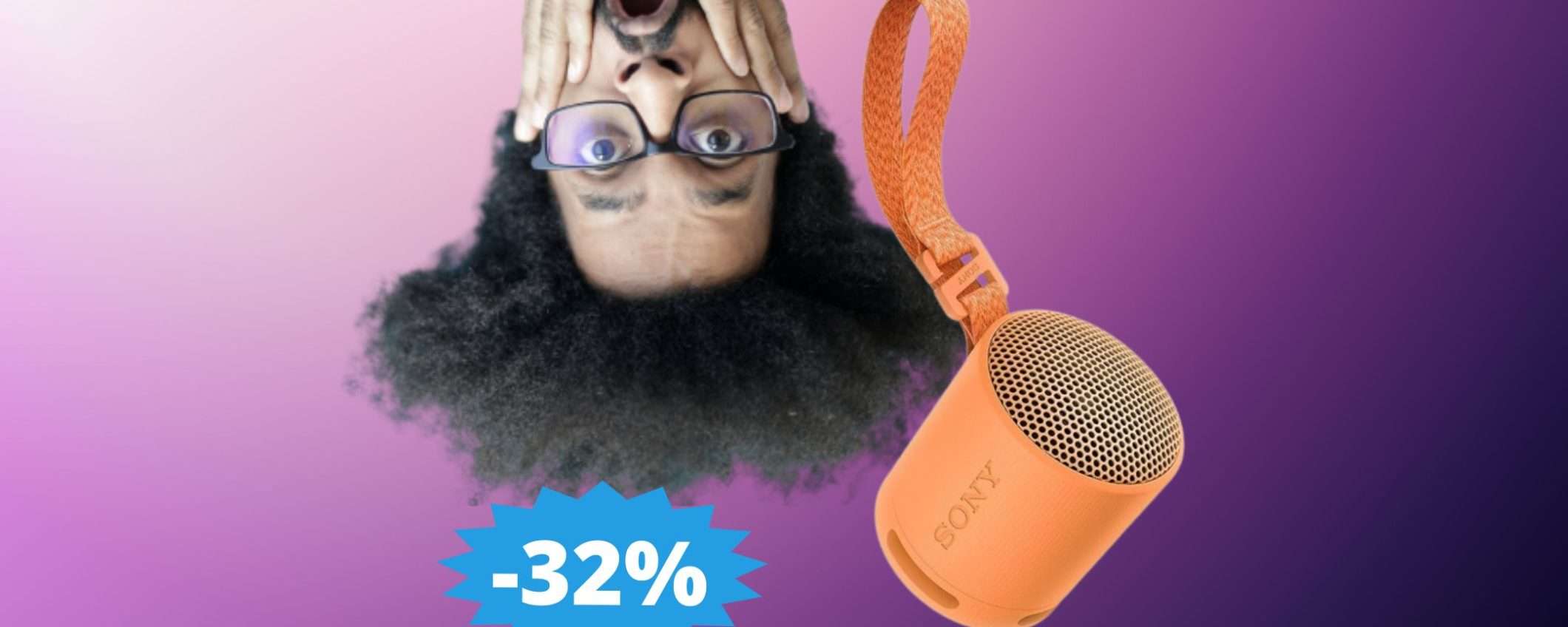 Speaker Sony SRS-XB100: sconto IMPERDIBILE del 32% Speaker Sony SRS-XB100: sconto IMPERDIBILE del 32%