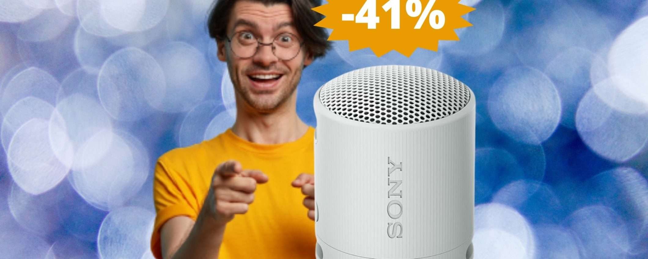 Speaker Sony SRS-XB100: piccolo, potente e in MEGA sconto Speaker Sony SRS-XB100: piccolo, potente e in MEGA sconto