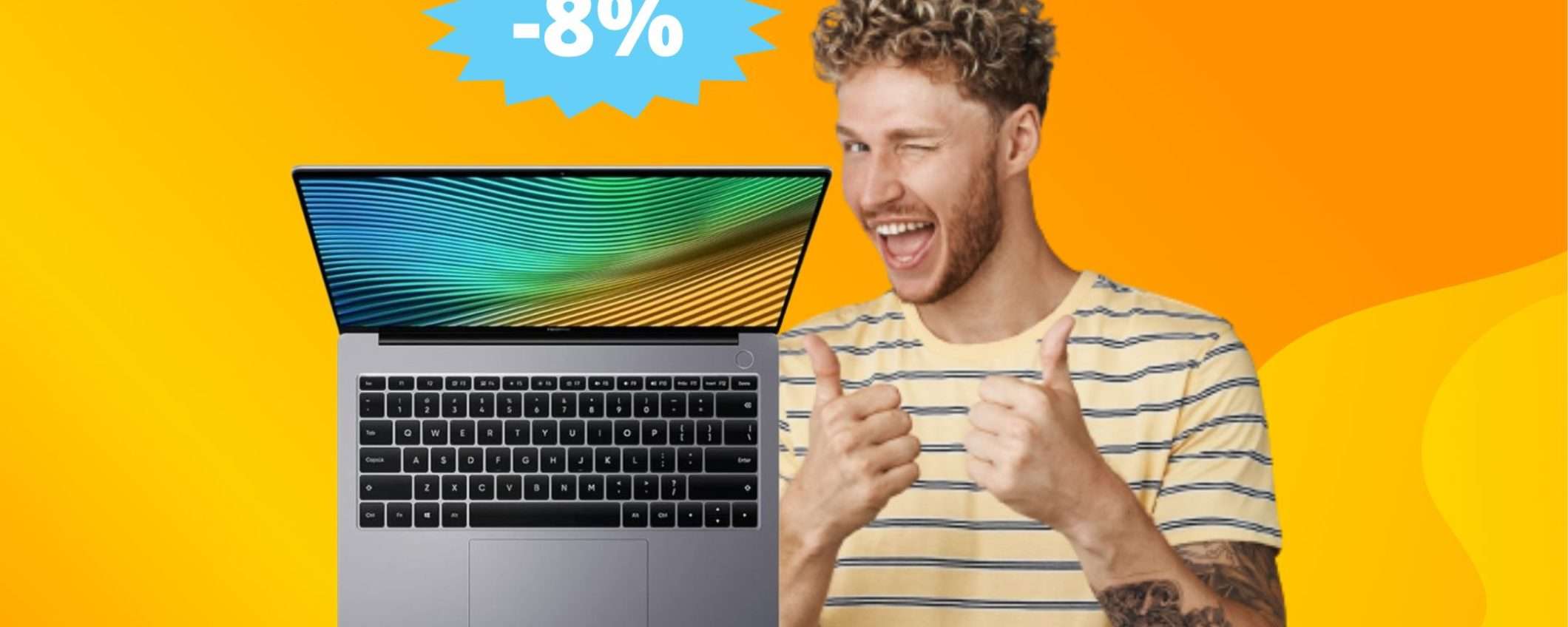 Realme Book Prime: tecnologia affascinante in un guscio sottile Realme Book Prime: tecnologia affascinante in un guscio sottile